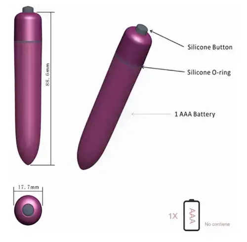 Vibrador Tipo Bala
