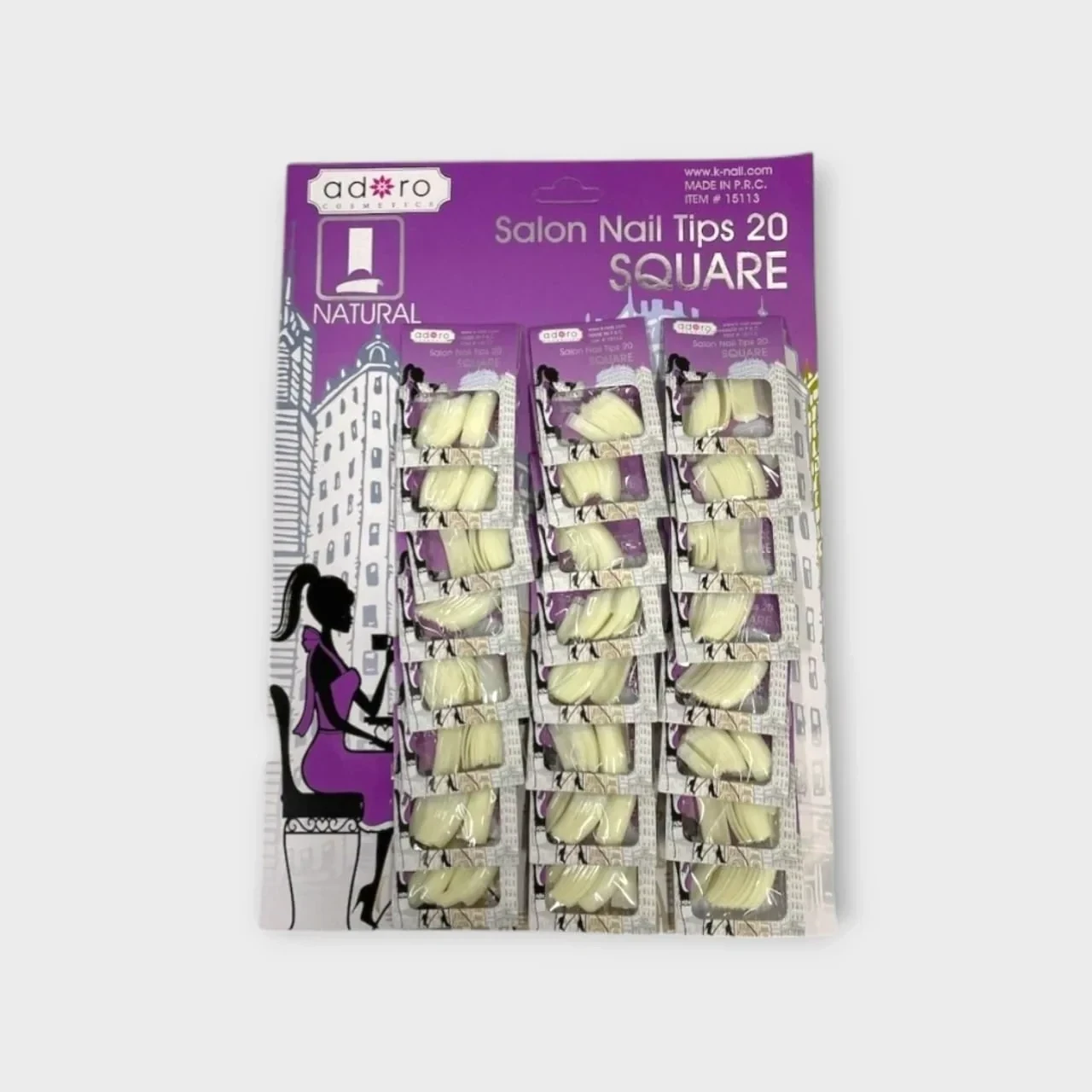 adoro uña x10pcs square 15113.jpg