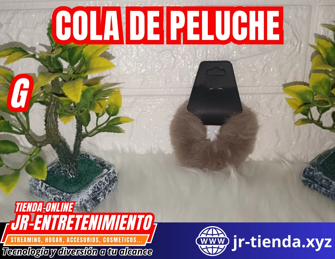 COLA DE PELUCHE DE VARIOS COLORES 2
