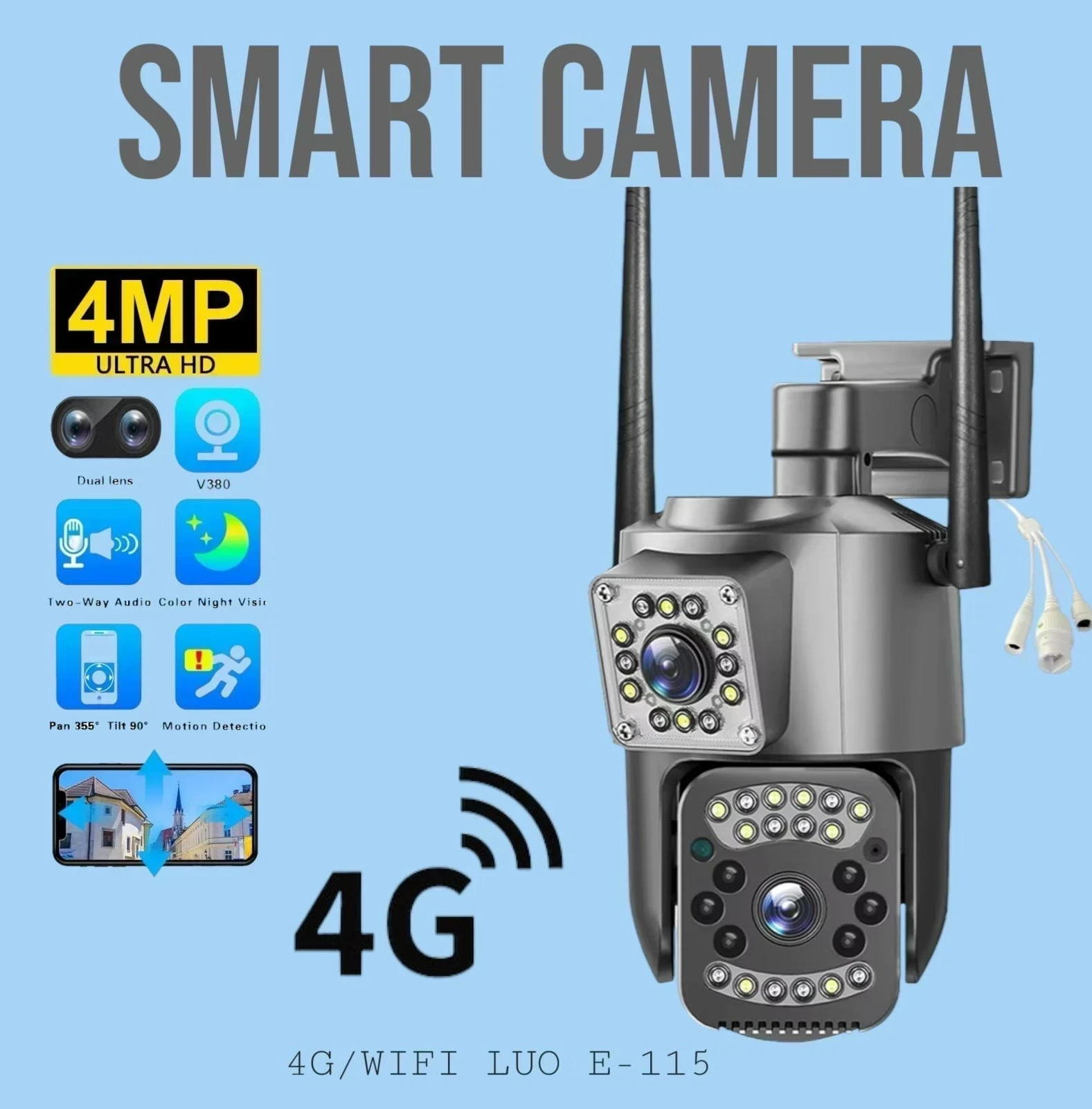CAMARA INTELIGENTE LUO 4G
