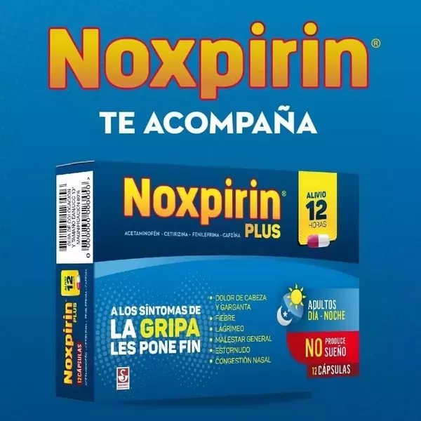 Noxpirin plus displey x 100 cápsula