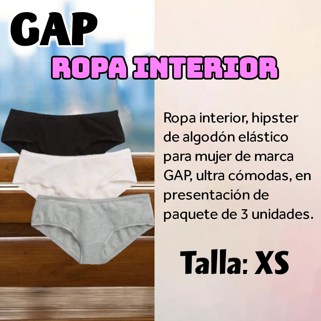 PACK ROPA INTERIOR GAP