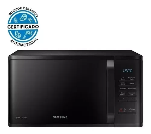 Microondas Samsung MS23K3513AK negro 23L 220V
