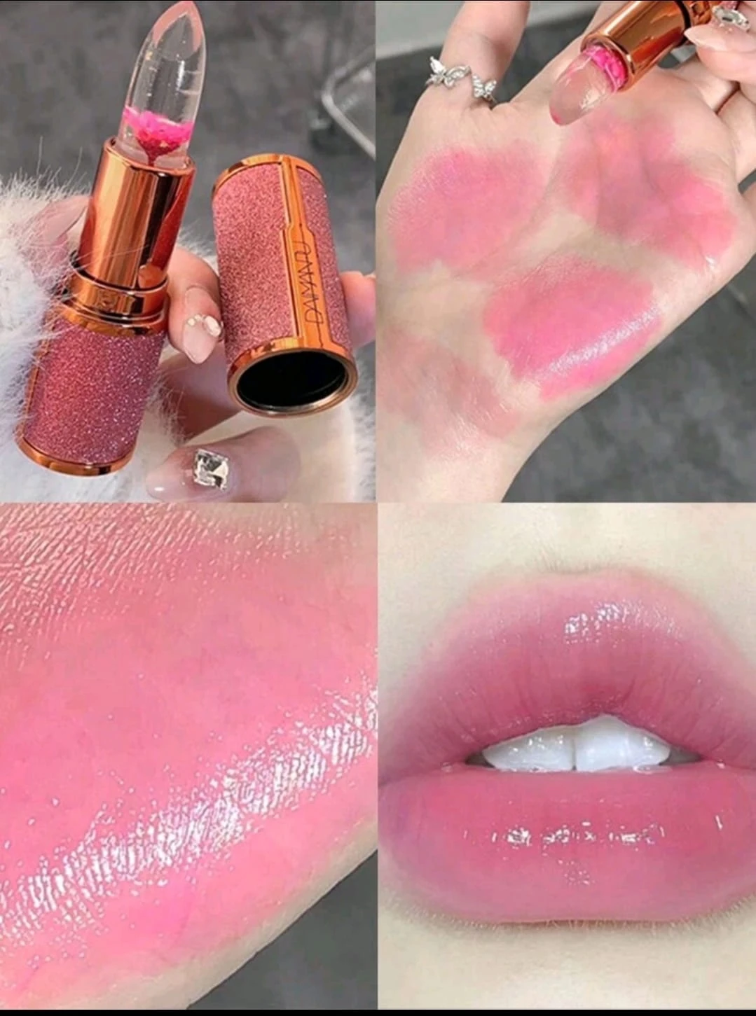 Bálsamo Labial Hidratante Rosa  2
