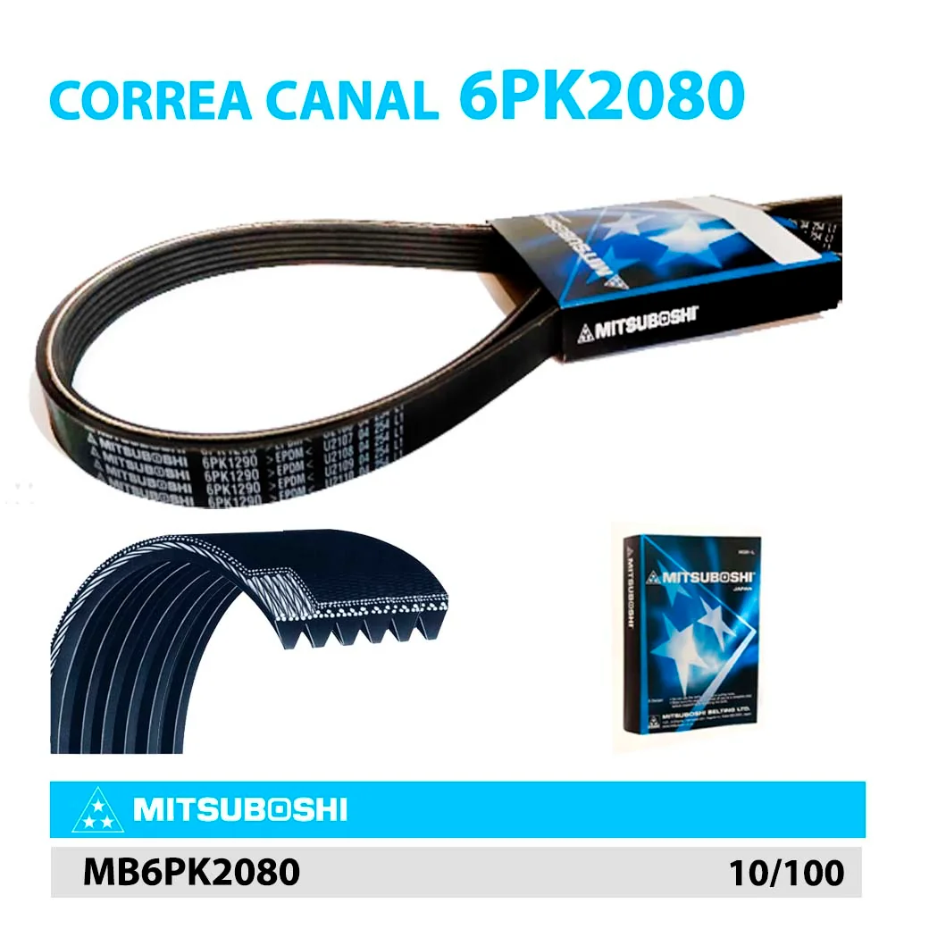 CORREA MITSUBOSHI 6PK 2080