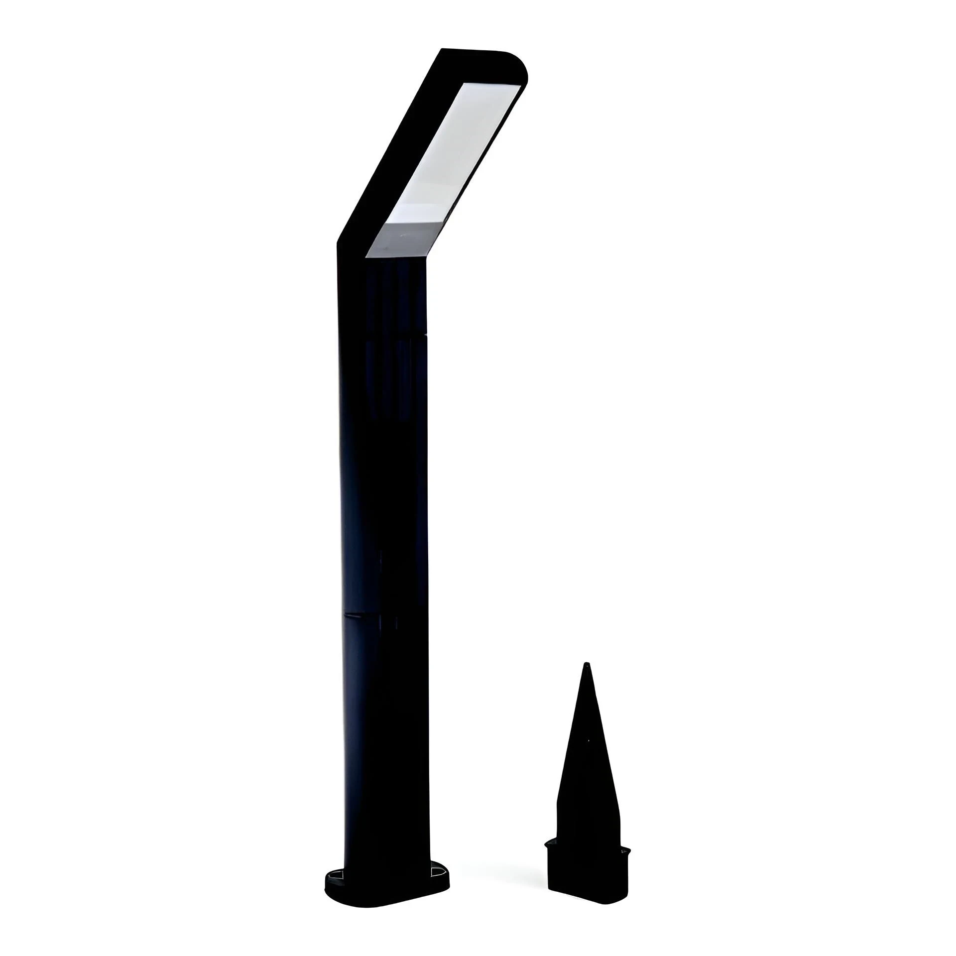 MINI POSTE SOLAR NEGRO 80LM 