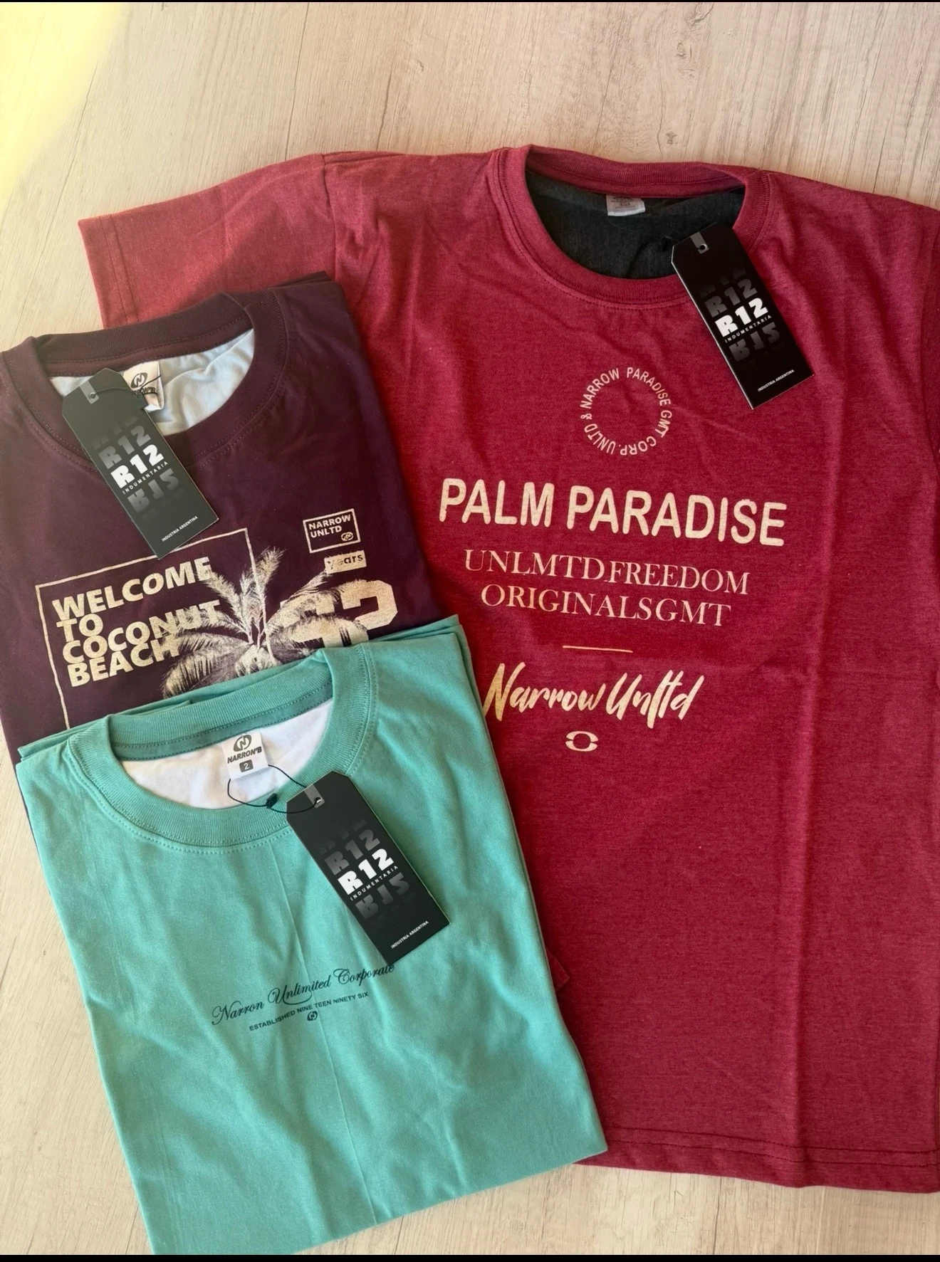 REMERAS NARROW ESTAMPAS 