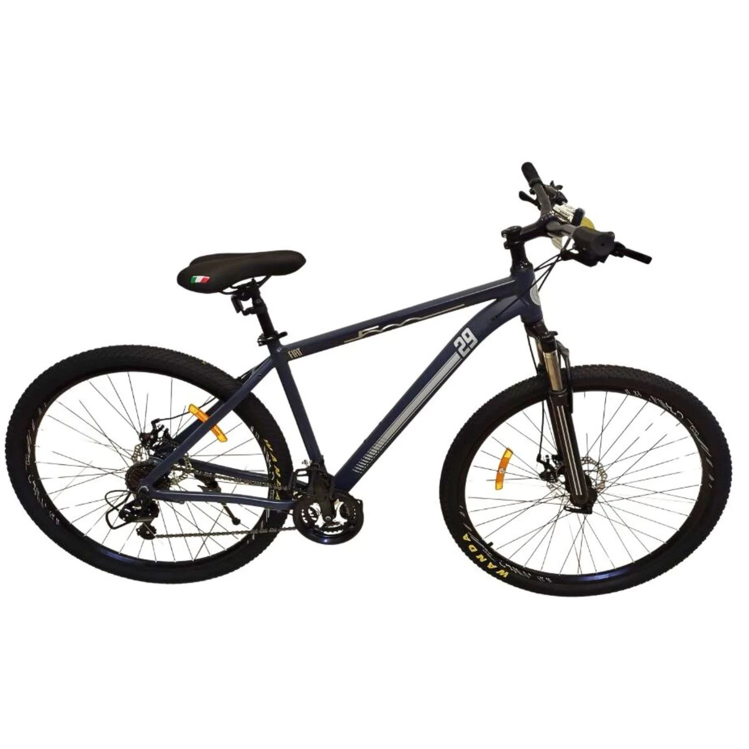 Bicicleta MTB Rodado 29 Fiat 500 21 Velocidades Shimano GRIS TOPO TALLE M