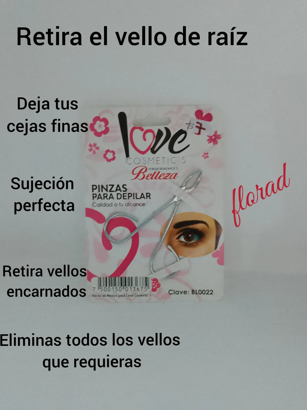 Pinzas para depilar ceja 