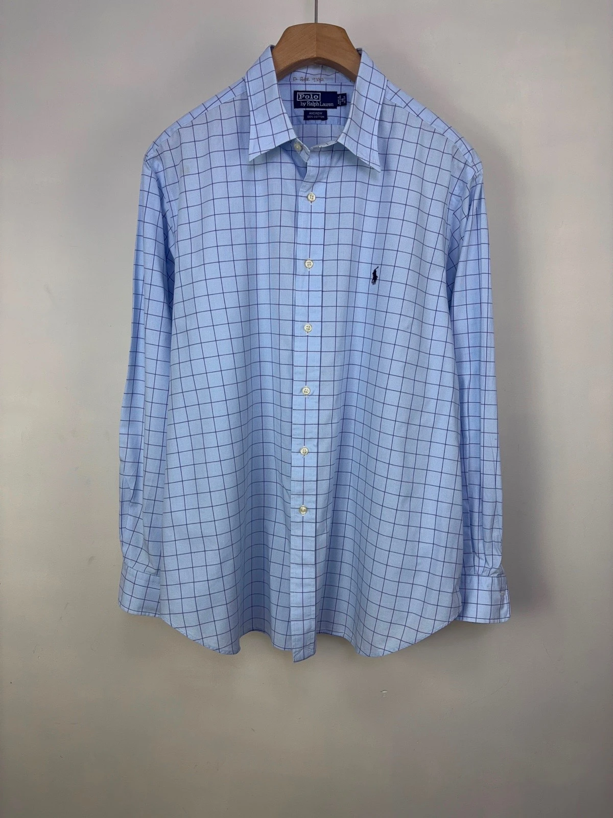Camisa Polo by Ralph Lauren Andrew Cuadros Azul/Morado  