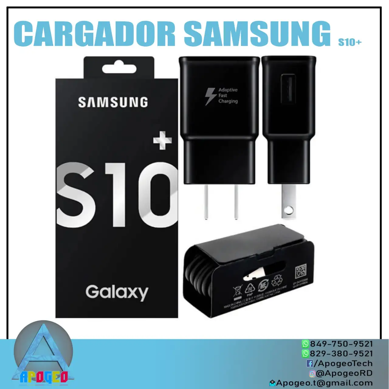 Cargador Samsung S10+