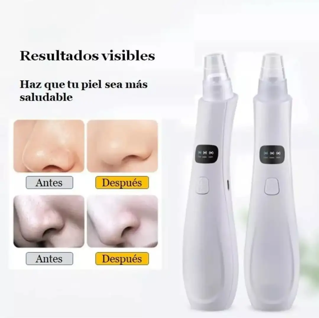 Limpiador De Poros Y Extractor Por Succión Con 5 Cabezas  3