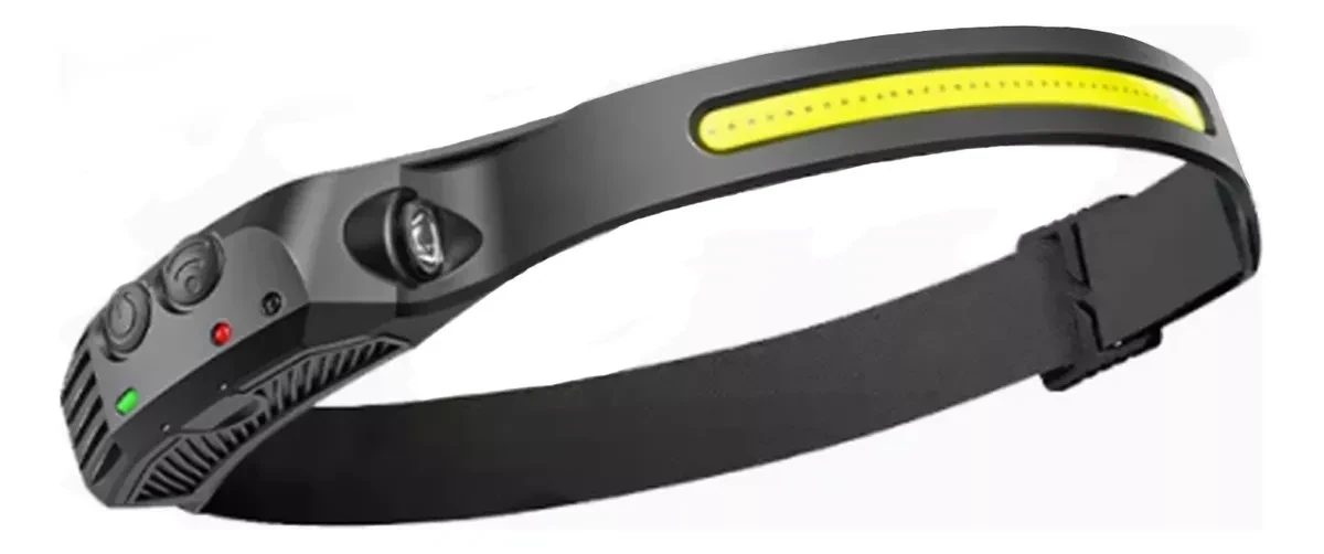 Linterna Frontal Con Sensor Recargable Foco Cabeza 2