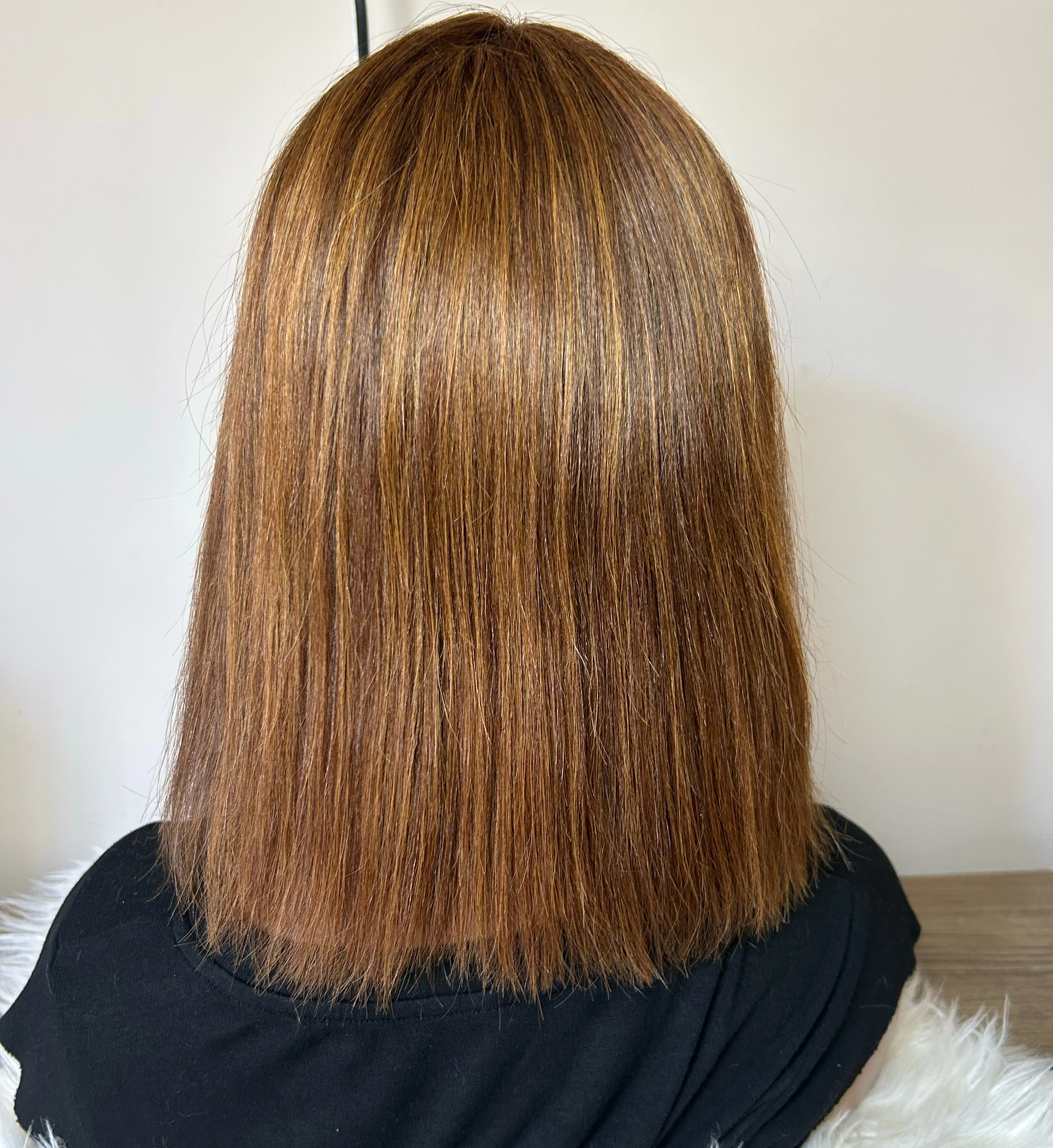 Pelucas de cabello lacio estilo Bob con flequillo 10”, sin encaje frontal,  virgen brasileño 5