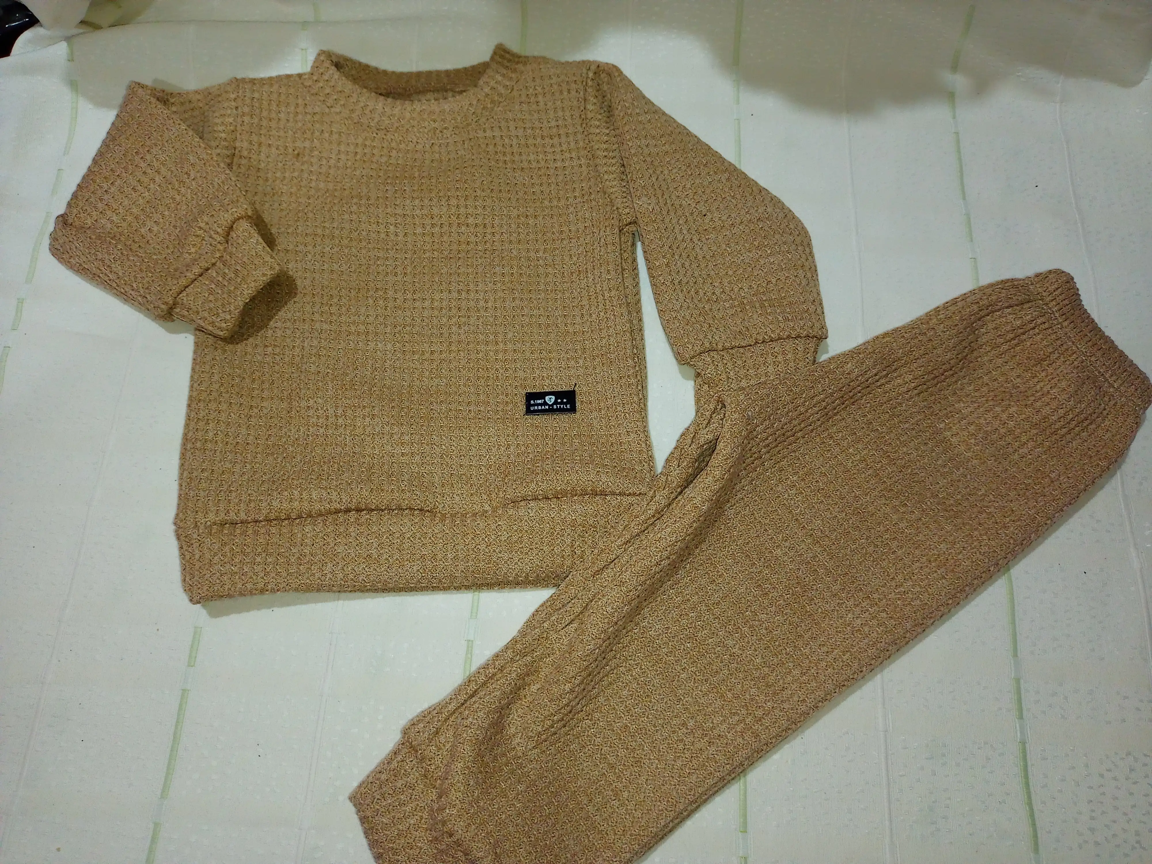 Conjunto de niños wafle