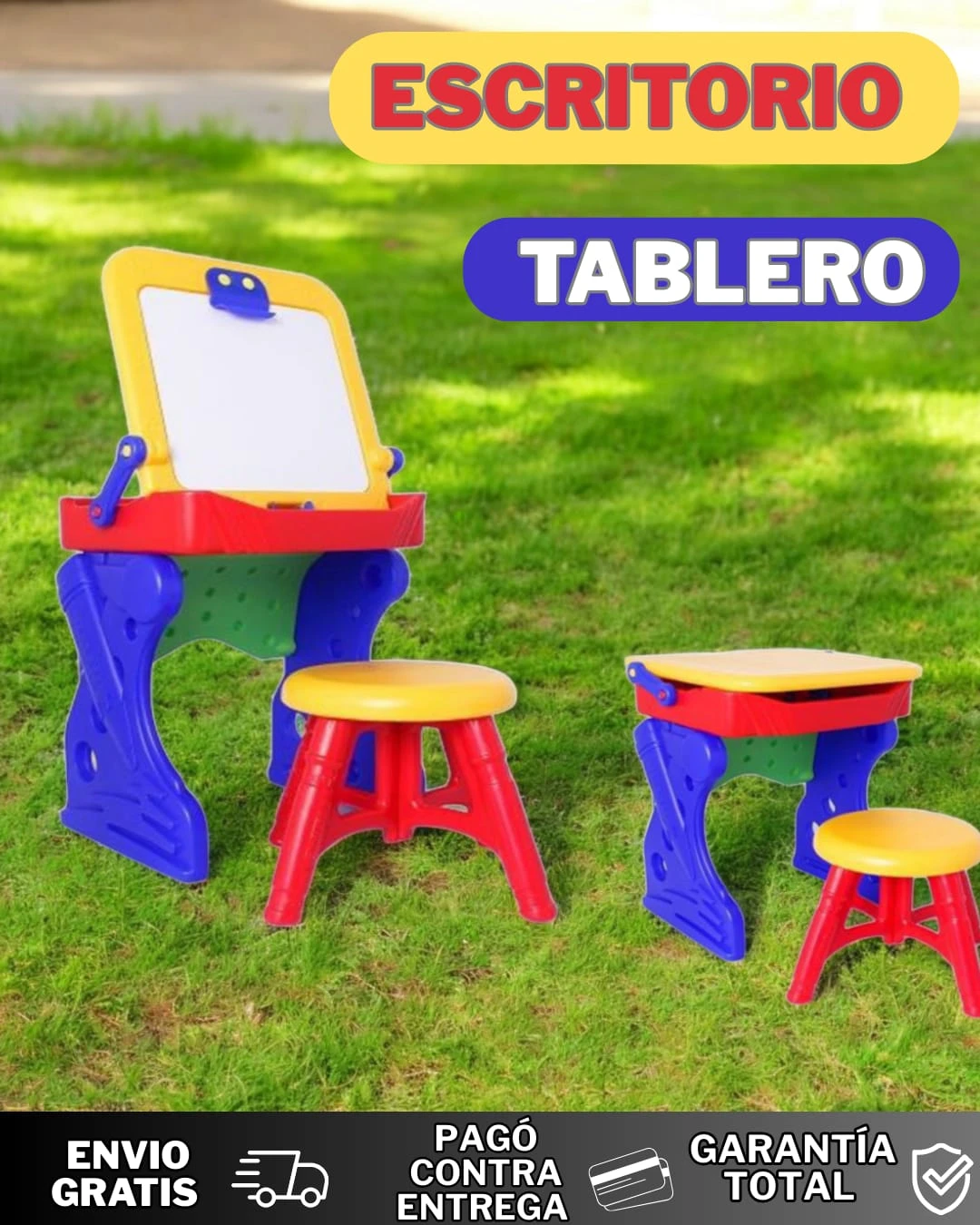ESCRITORIO Y TABLERO INFANTIL 