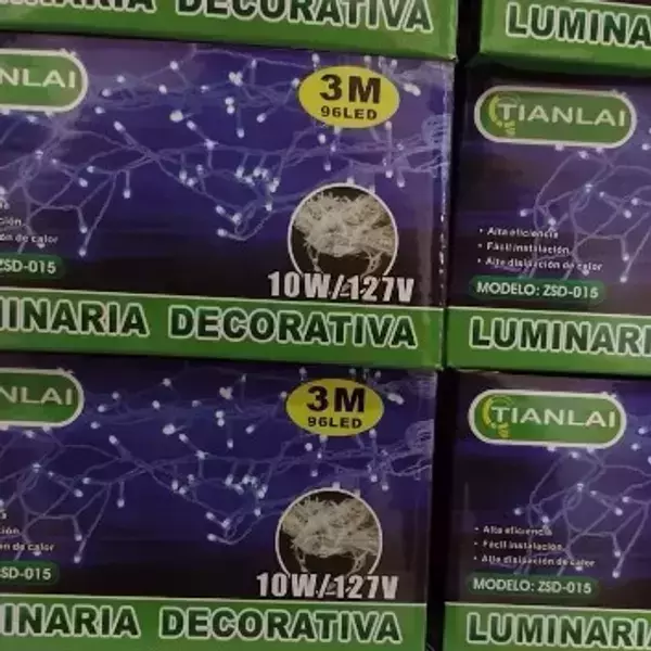 Serie de luz led blanca