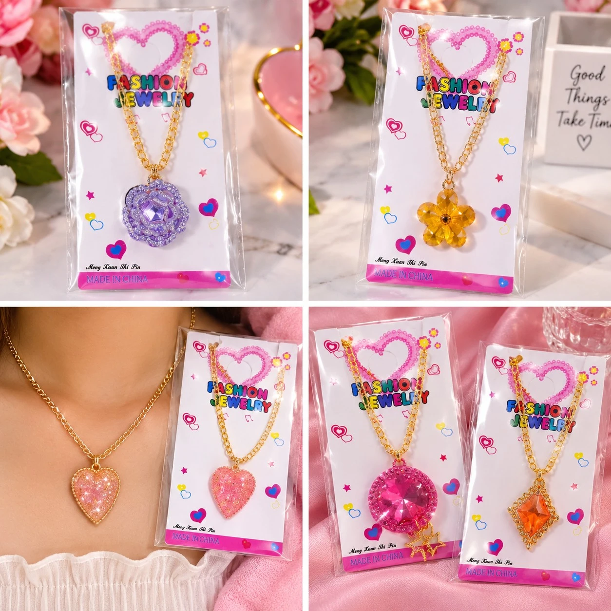 20 PIEZAS| COLLAR DE FANTASÍA 