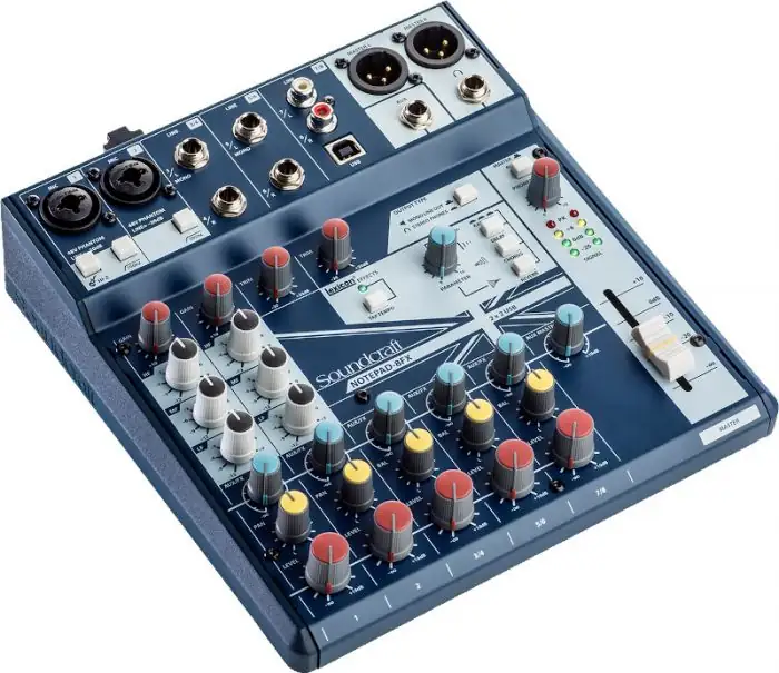 CONSOLA DE SONIDO ANALÓGICA CON EFECTOS NOTEPAD-8FX 3
