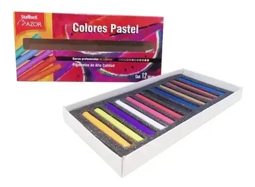 Gis pastel con 12 piezas 3
