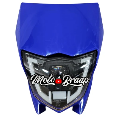 PL Xtz 125 Combo Farola led y careta Azul IMCOM190 OKL