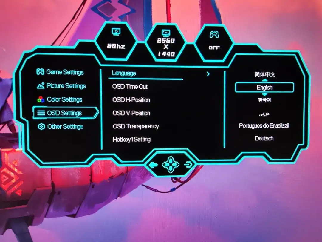 MONITOR THUNDEROBOT LQ25F165 2K 165HZ 3