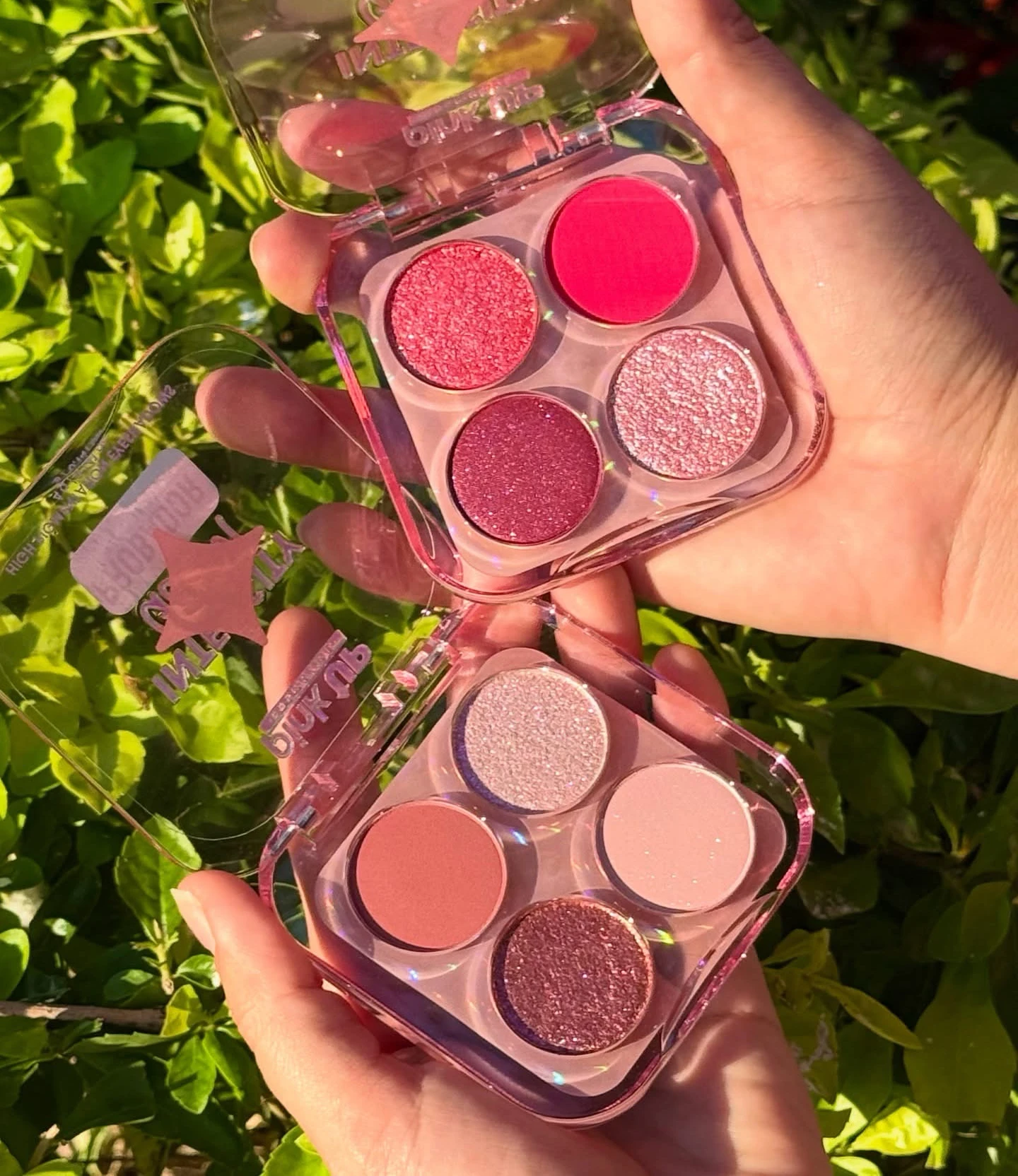 Cuarteto de sombras intensity glam pink up 10