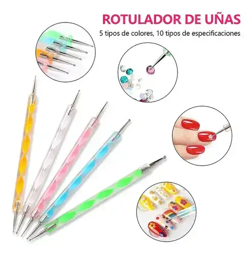 Set de 5 Punzones para Uñas 2