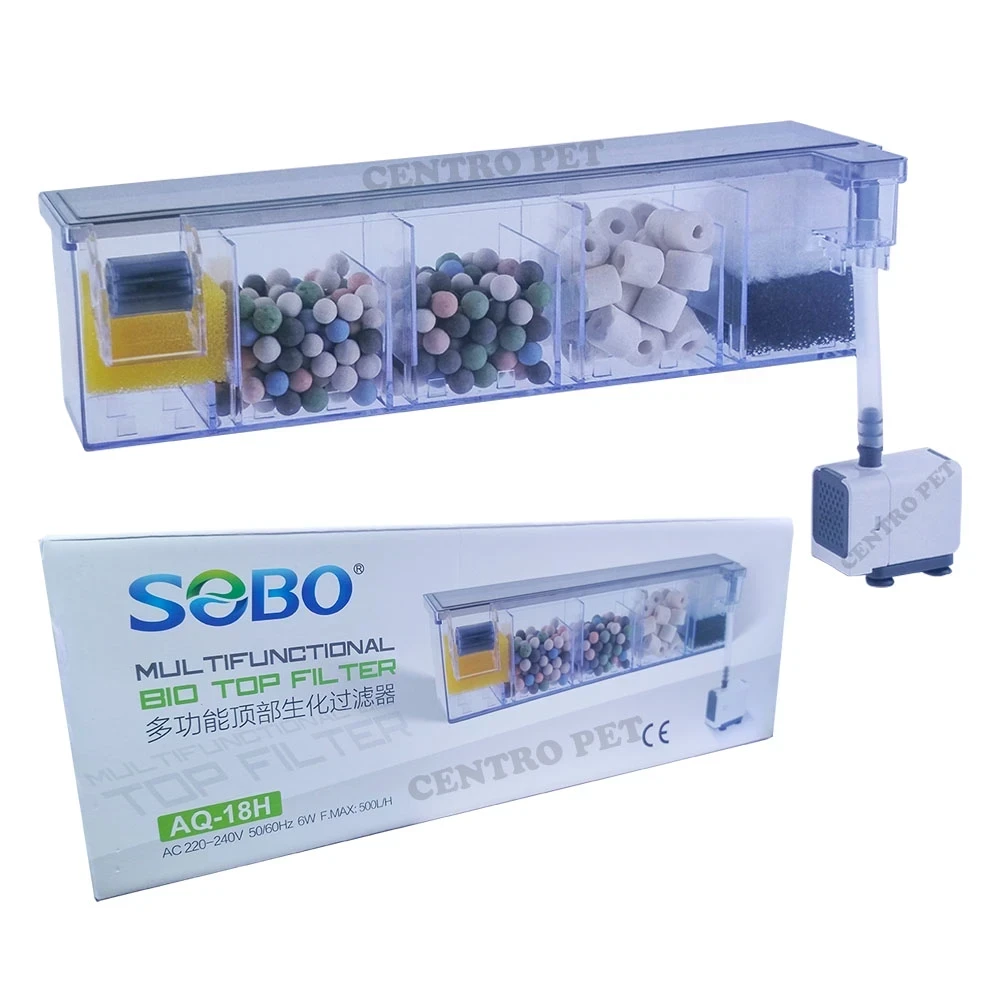Filtro Externo Sump Sobo Aq-18h 6w 500l/h