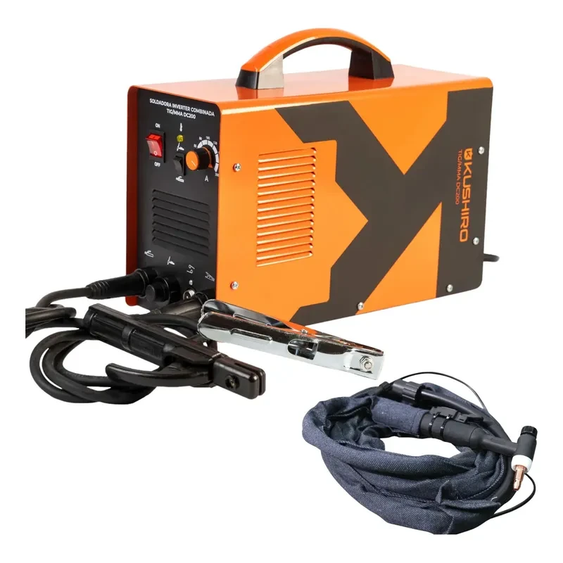 Soldadora Máquina De Soldar Inverter Tig Mma 5,2 kVA Dc200 Kushiro Color Naranja Frecuencia 50Hz/ 60Hz