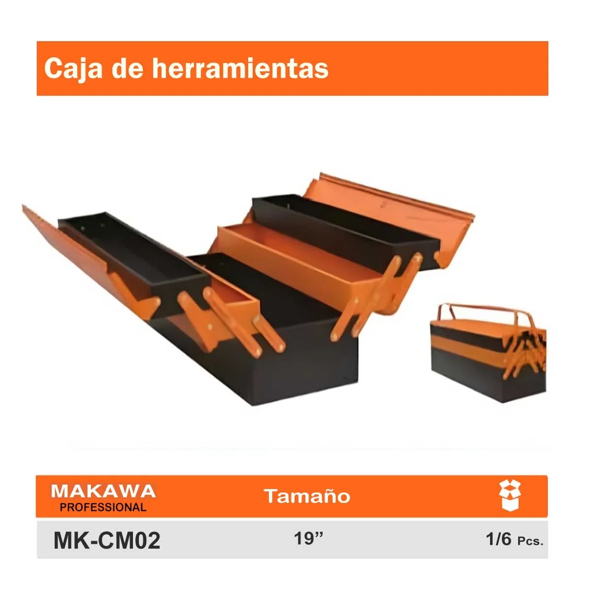 MALETA/Caja Herramientas Metal MKW 19"