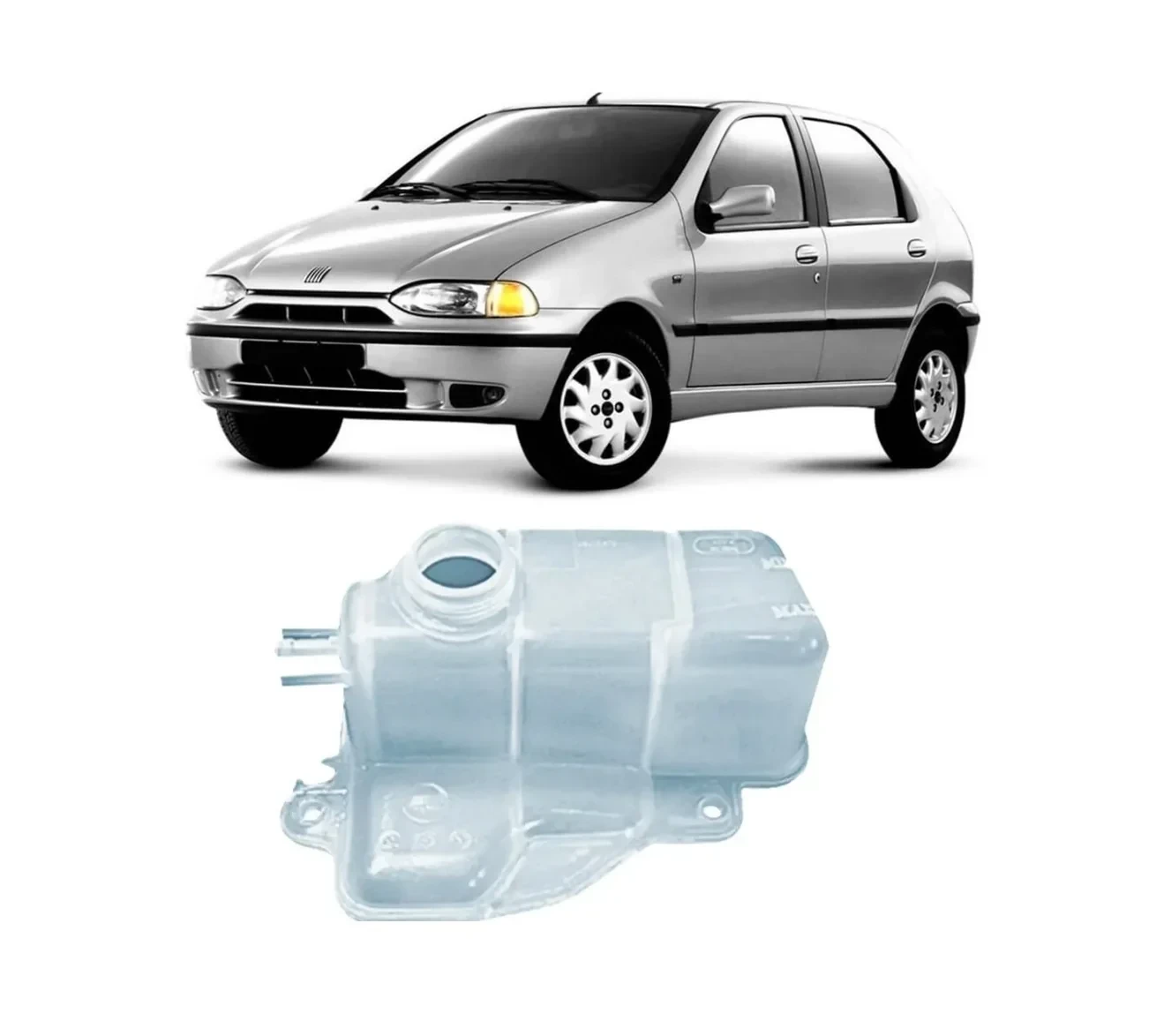 Reservorio radiador Palio 1996-1999 13411