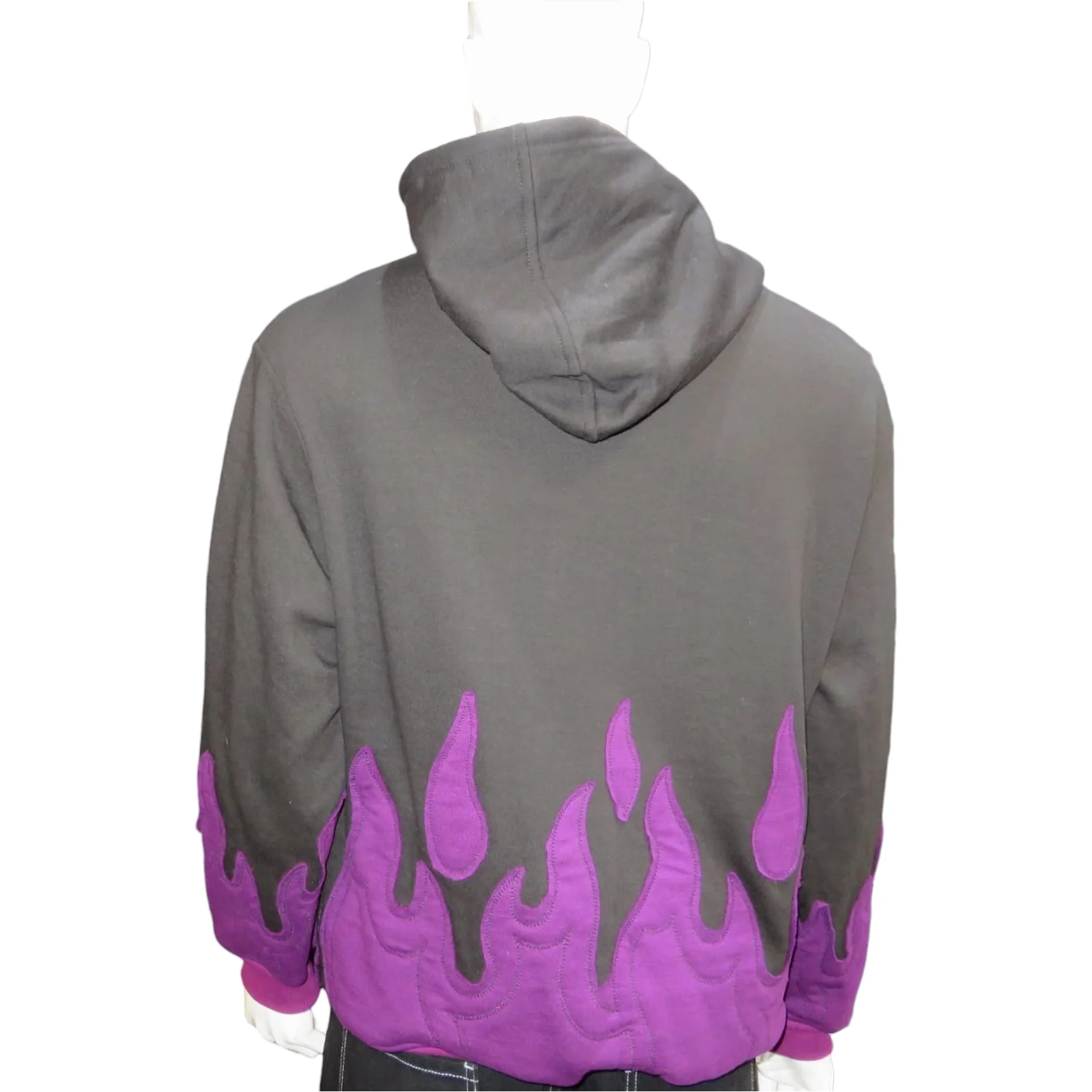 Sudadera de flama morada 4