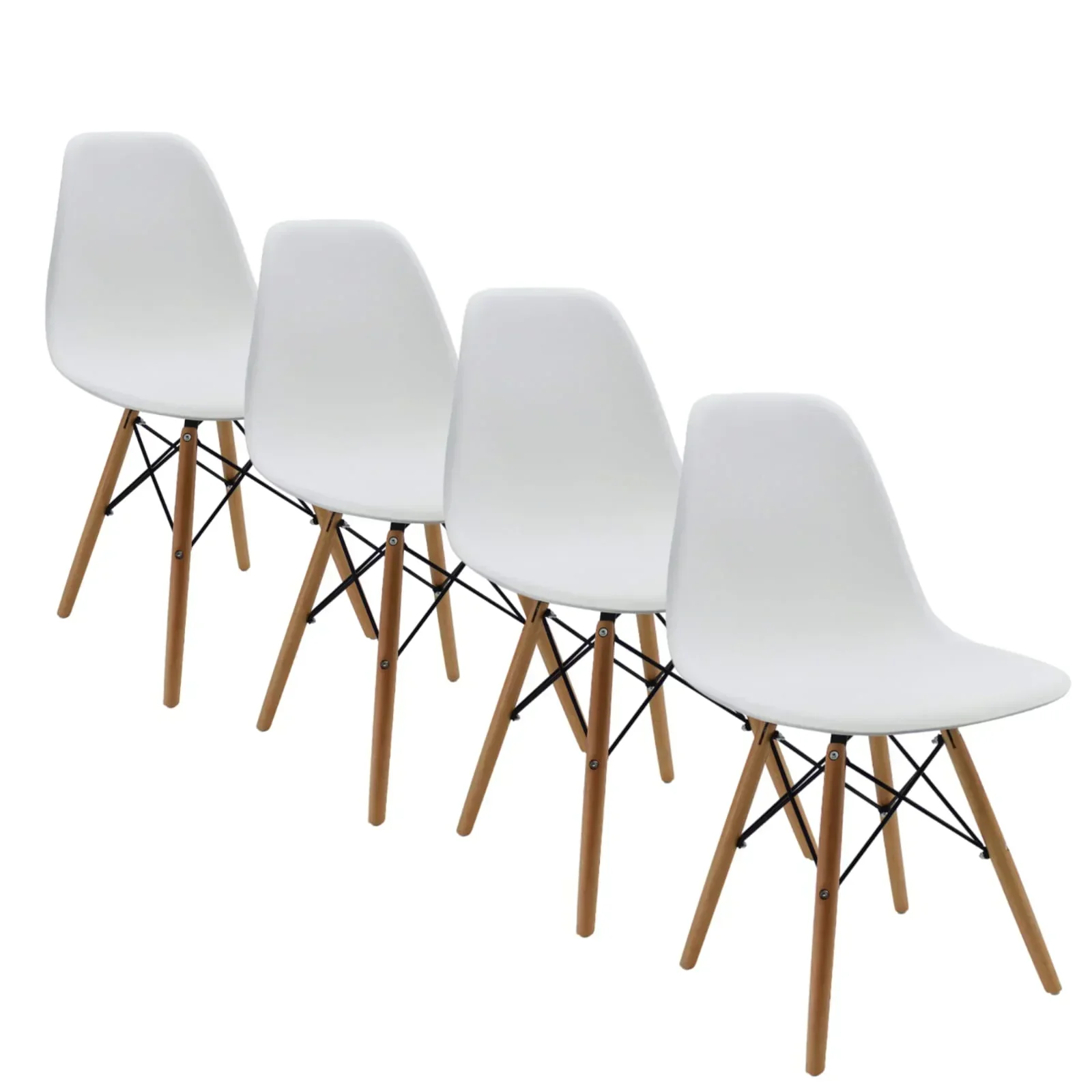 Juego Comedor 4 Puestos Tipo Nordico  5