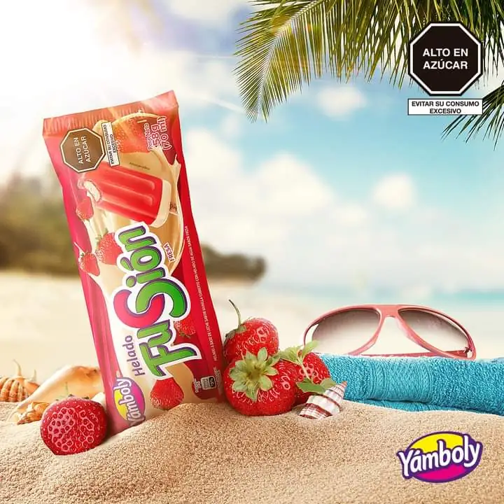 Helado Fusion Fresa
