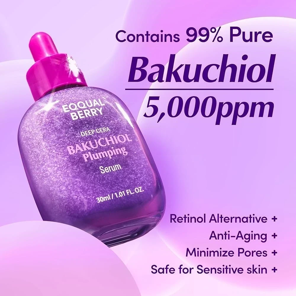 EQQUALBERRY  Bakuchiol Plumping Serum