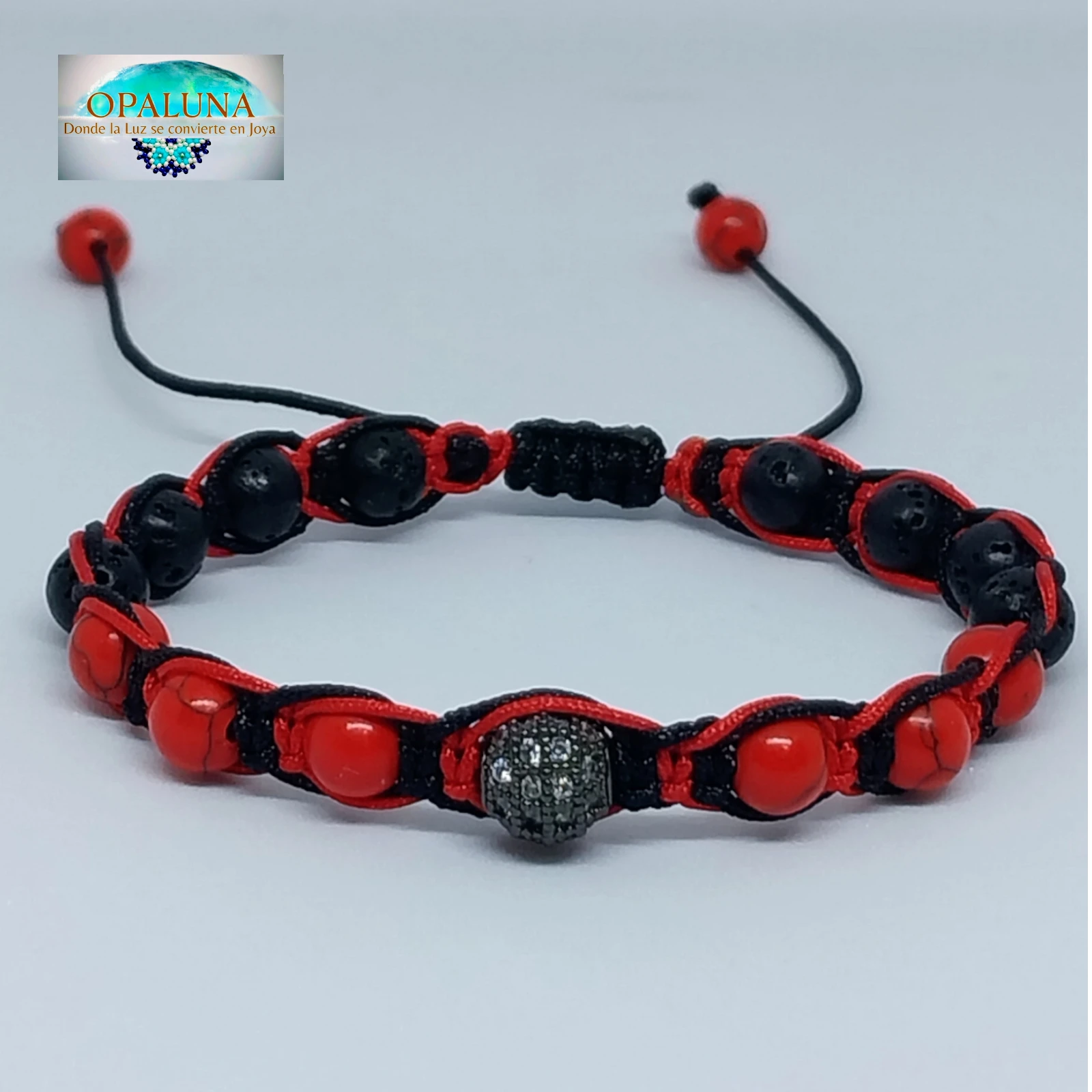 Pulsera Jade Rojo