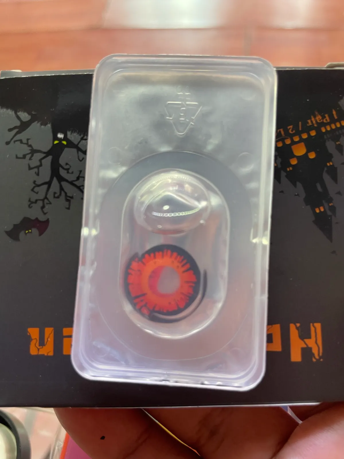 Pupilentes de halloween-red wizards 2