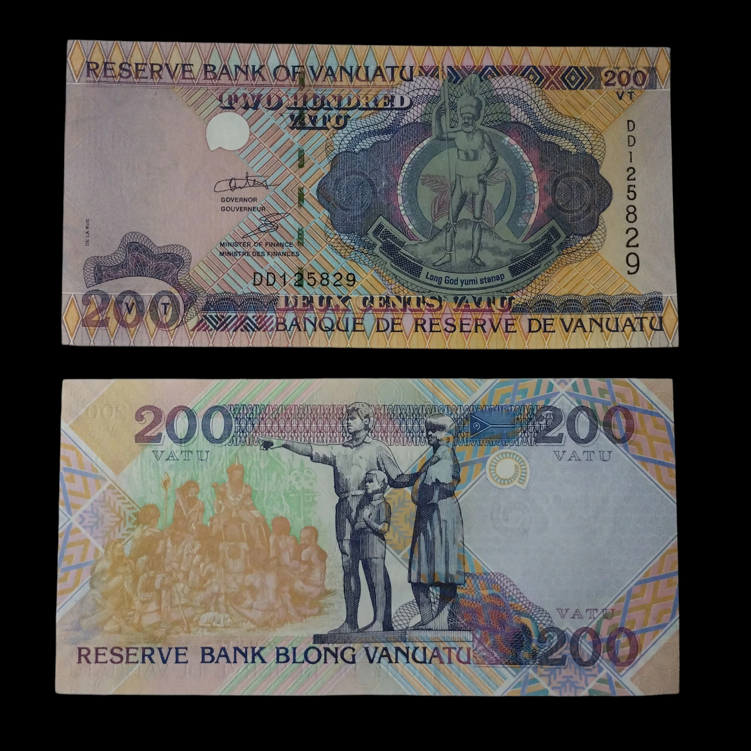 • Vanuatu 200 vatu UNC