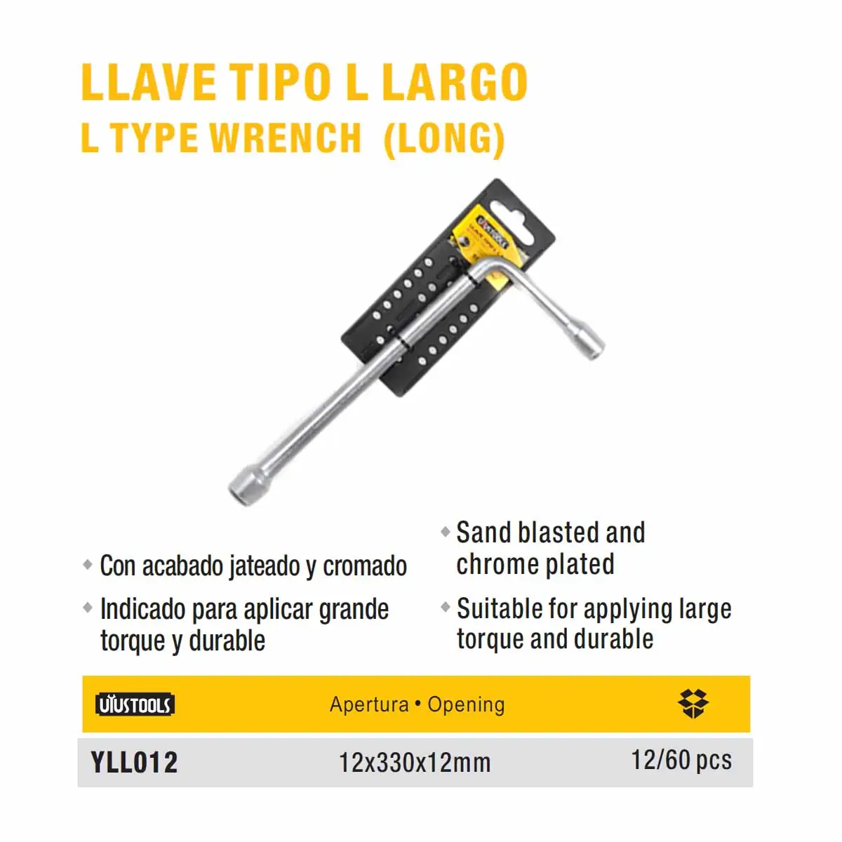 LLAVE L UYUST (PIPA) 12MM