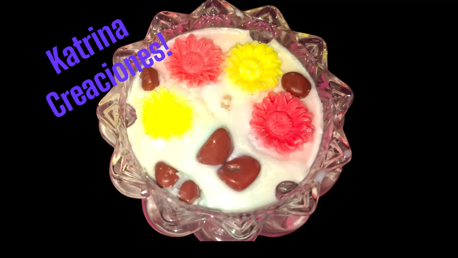 Velas  de soja o coco  con  piedras naturales 🌿 2