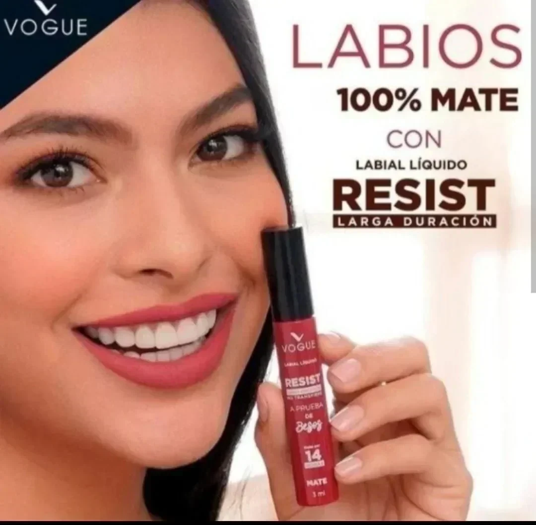 vogue labial liquido resist elegante