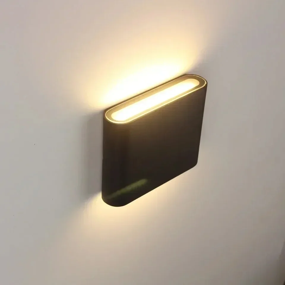 APLIQUE PARED NEGRO 6W LUZ CALIDA/3500K 2
