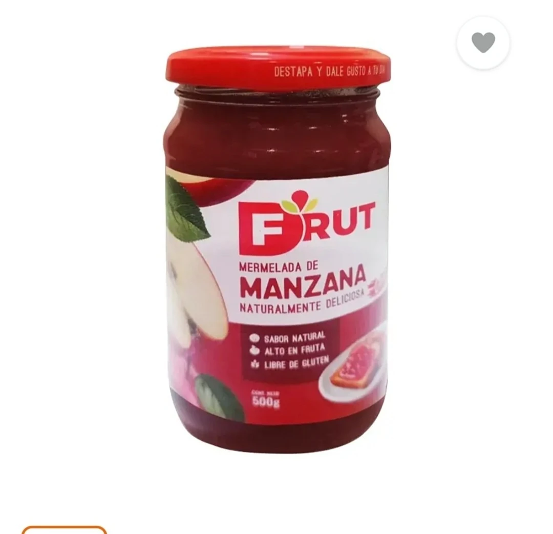 MERMELADA FRUT MANZANA 500G
