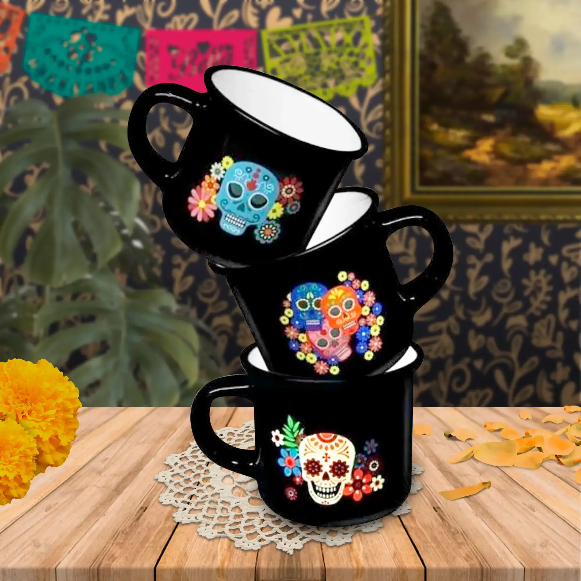 Mini tazas Expresso, tequilero 3 piezas 