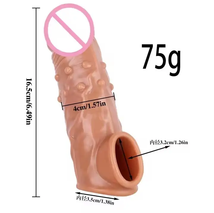 Funda Extensora de Pene Café Natural 