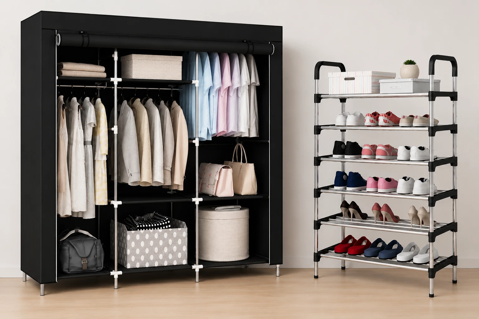 Combo Clóset + Zapatero Organizador  2