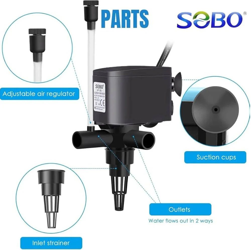 Cabeza de Poder Sobo Wp-2880 1800l/h 25w 2