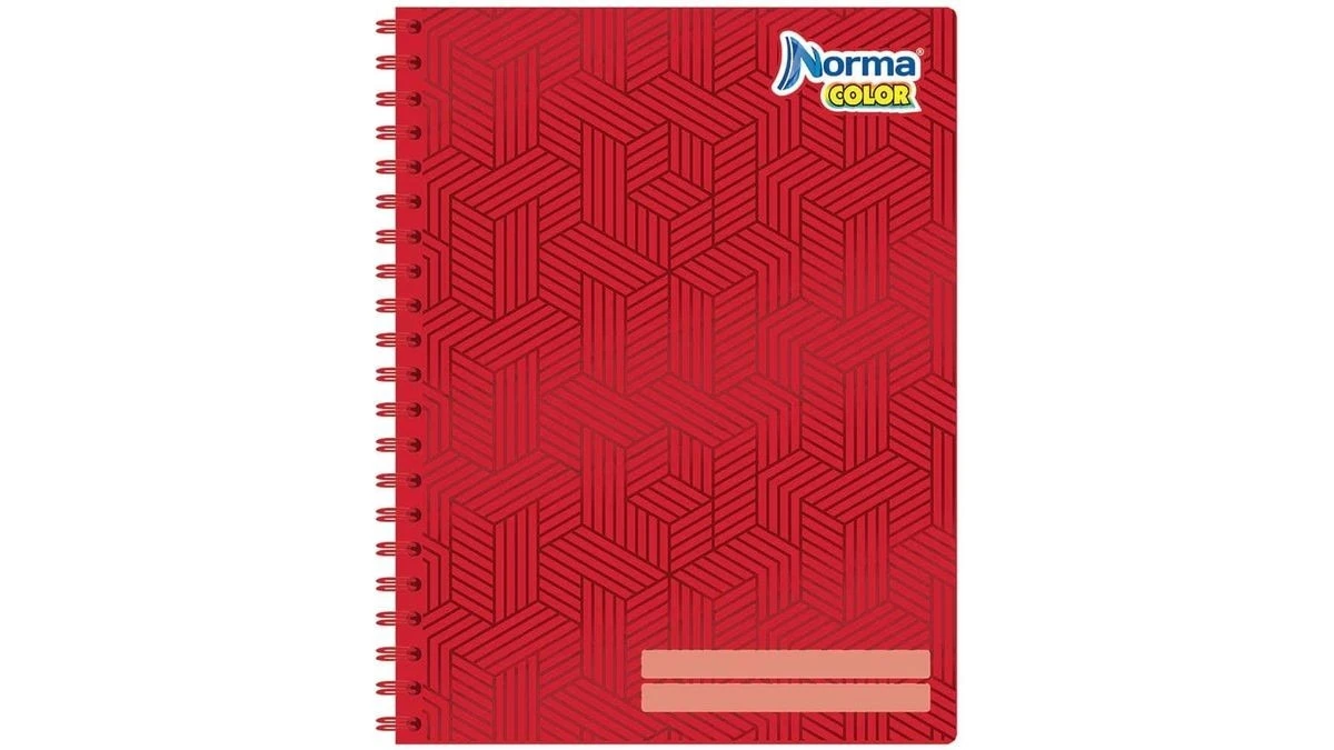 cuaderno  norma color c5 100h espiral