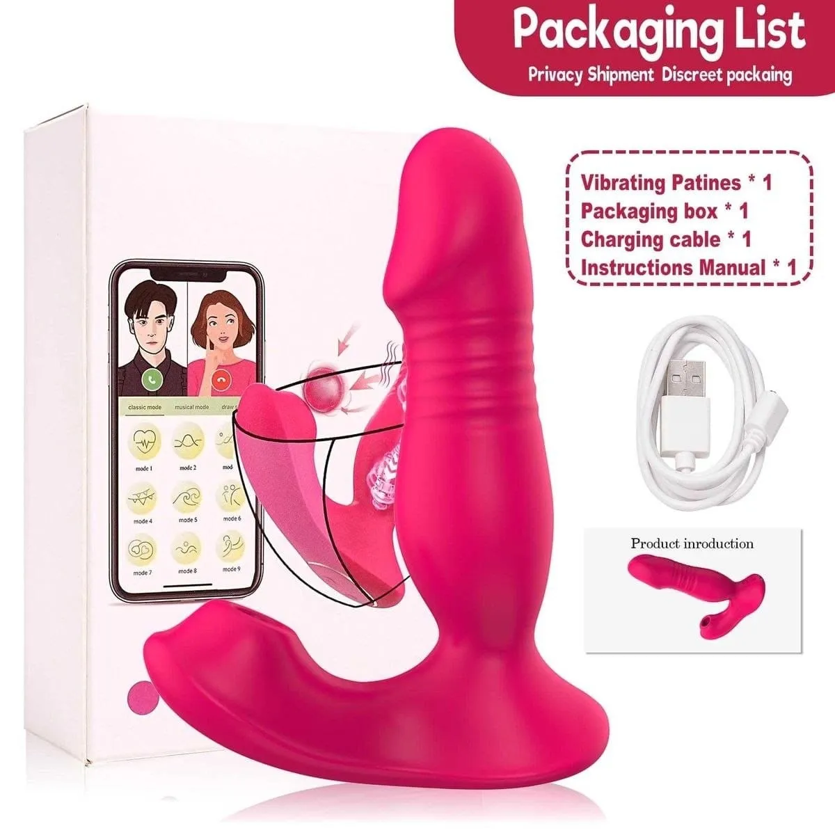 VIBRADOR SUCCIONADOR CON APP